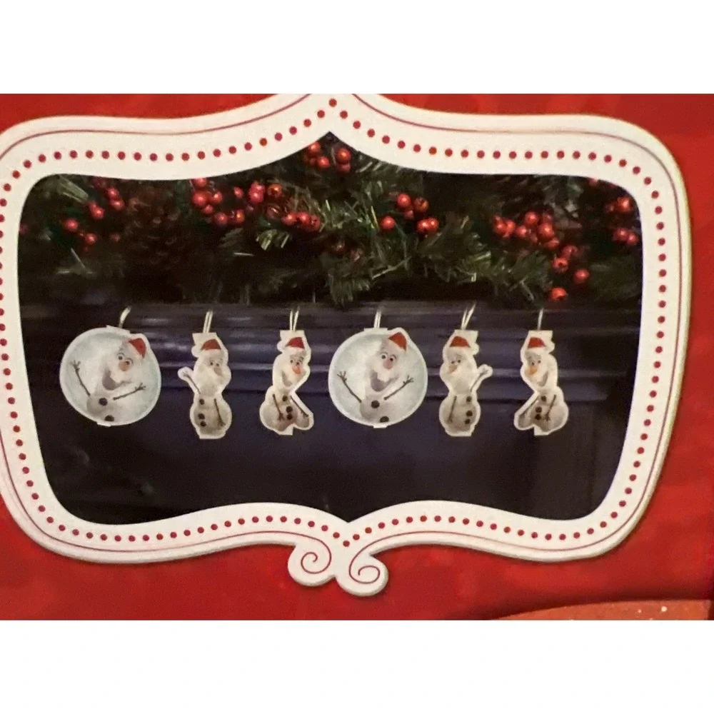 Disney Frozen Olaf Snowman Strand Of 10 Holiday‎ Christmas Lights Decor Battery